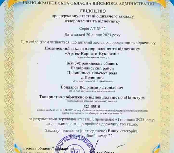 Артек Буковель Лесной